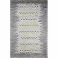 Bashian 5 ft. x 7 ft. 6 in. Venezia Collection Transitional 100 Percent Wool Hand Tufted Area Rug, Grey R120-GY-5X7.6-CL200